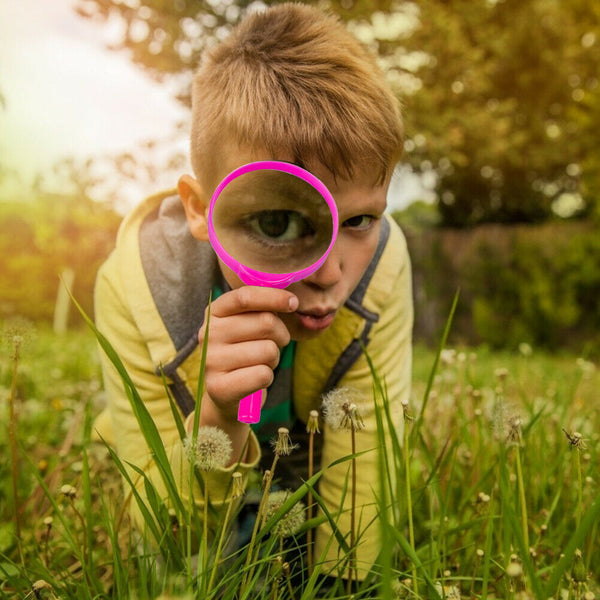 2pcs Kids Magnifier Reducing Lens Science Educational Toys Random Color