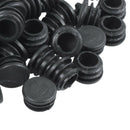Plastic Round Cap Chair Table Legs Ribbed Tube Insert 22mm Dia 50 Pcs A1J2