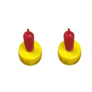 2 Pcs Silicone Lamb Nipples Screw on Bottle Teat