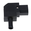 Durable IEC C13 right angle rewirable connector 3 pin female power plug socke ï¼W