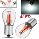4 LED Filament 1157 BAY15D 12V Light Bulb Tail Stop Brake Lamp For Car SUV Auto