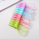12pcs Plastic clothespins windproof clothes pegs Portable Bra Sock towel clS Hn