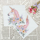 20pcs Unicorn Head Paper Napkins For Kid Birthday Wedding Party Tissue Napkin TO