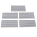 5 Pack Aluminum Radiator Heat Sink Cooling Fin for PC CPU & LED Chip & Power