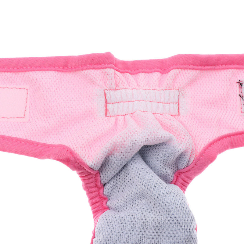 2x Reusable Dog Diapers Sanitary Pants Diaper Pad for Male Female Pet Dog