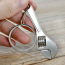 Mini Adjustable Tool Wrench Spanner Key Chain Ring Keyring Metal Keychain 1pcs