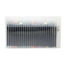 24 Color Watercolor Brush Pens Painting Pens with Flexible Fiber Brush Tips