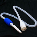Siphon Vacuum Cleaner Pump Aquarium Plastic 160cm Blue All Water Types Aquariums