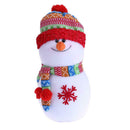 Christmas Foam Snowman Ornament Rainbow Hat Festival Decoration(27x14cm)