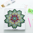 DIY Diamond Painting Flower Folding Storage Box Desktop Sundries Organizer