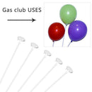 Caydo Lot 5pcs White Balloon Sticks Holders with Cups for Wedding Party Decor