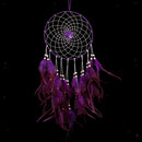 1pc Large Purple Rose Circle Dream Catcher Decorative Hanging Craft Children