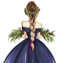 Girl Painting DIY 5D Diamond Embroidery Cross Stitch Kit Home Wall Decor