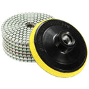 8Pcs Diamond Polishing Pads 4 inch Wet/Dry Set For Granite Stone Concrete M
