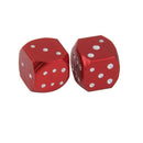 Cube Valve Caps Air Valve Caps Tire Valve For Car Truck Motorcycle Red