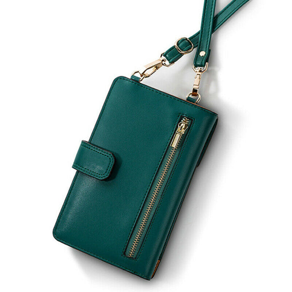 Mobile Phone Messenger Bag Shoulder Ladies Multi-Function Portable Wallet C Y7Z1
