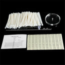 120 Pcs False Nail Practic Tips Sticks Display Stand Spiral Display Shelf f