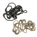 20x Zipper Pull Cord Rope Ends Zip Puller Zip Fastener Replacement Tan/Green