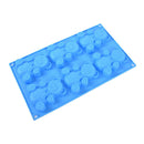 1PCS 6 Holes Lovely Bears Form Cake Mould Silicone Molds Baking Kitchen Suppl Gw