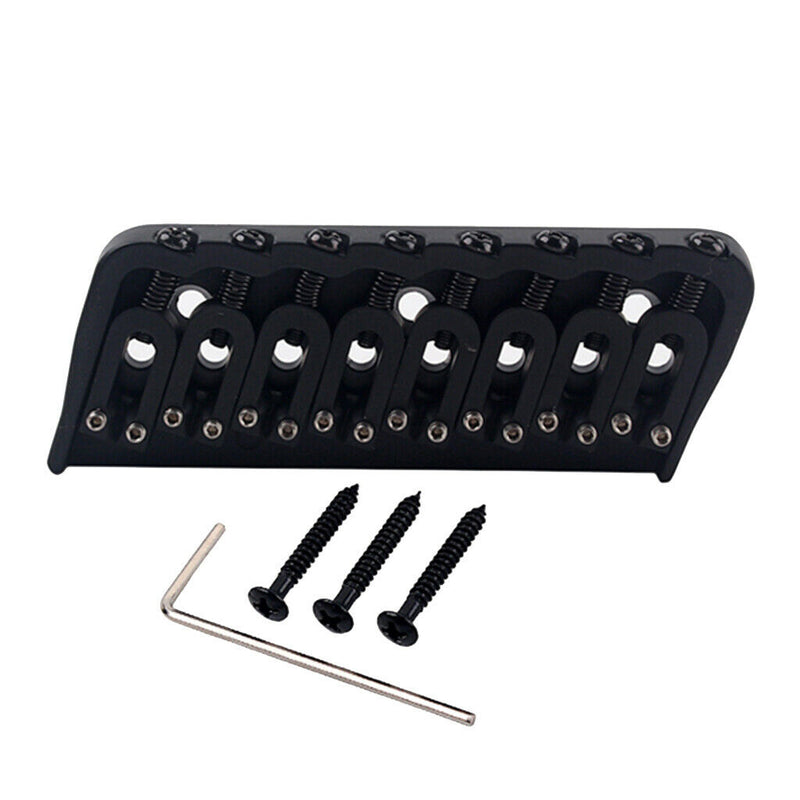 Electric Guitar Hardtail Bridge Saddle for 8 String Electric Guitar Replacement