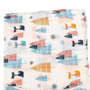 Cotton Lange New born Swaddle Blanket Sleeping bag 110 cm x 110 cm - Fox L5Q7