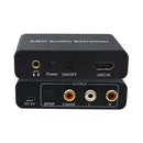 HDMI Digital To Analog Coaxail ARC Audio Extractor Converter Adapter 3.5mm  Gw