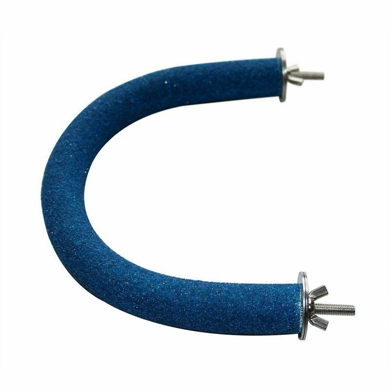 Parrot Perch Bird Stand Natural Wood Branches Nail Perches For Small Medium K8E4