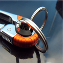Randomly Color Keychain Key Ring Hook Outdoor Stainless Steel Buckle Carabiner