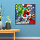 Full Round Drill Picture DIY Costume Dog Diamond Painting Poster (W569)