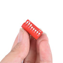 35PCS Dip Switch Kit 1 2 3 4 5 6 8 Way Toggle Switch Red Snap Switches Each  OZ