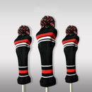 3Pcs Golf Clubs Wood Head Covers Golf Clubs Set Golf Knitting Golf Headcove
