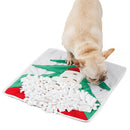 Pet Supplies Dog Training Santa Claus Sniffing Mat Christmas Toys Nose Pad