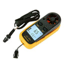 Mini LCD Wind Speed Gauge Air Velocity Flow Meter Digital Thermometer 2019 K9I0
