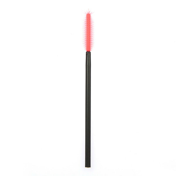 50pcs Disposable Eyelashes Brush Make Up Mascara Brush Kit (Pineapple)