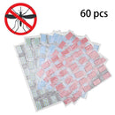60x Summer Mosquito Bug Insect Repellent Stickers Patches Face Protector