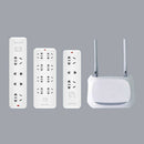 Self Adhesive Desktop Socket FixerPunch-free Power Strip HolderB Gw