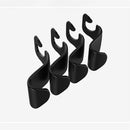 Car Auto Back Seat Hook Hanger Bag Coat Purse Holder Organizer Black Universal