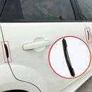 4pcs Car SUV Body Door Side Black Anti-Collision Protector Strips Decorative Bar