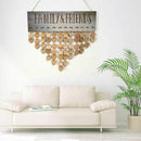 Wooden Birthday Calendar Board DIY Family & Friends Birthday Sign Special D P7U9