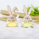 Wooden Easter Egg Shelves For Easter Party Ornament Diy Bunny Letter Egg St X9T7