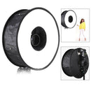 18"/45cm Photo Ring Speedlight Softbox Round Diffuser For Speedlite Flash Lig 3c