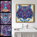 5D DIY Special Shaped Diamond Painting Lion Head Cross Stitch Mosaic Kits