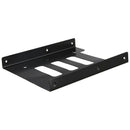 Black Metal 2.5" to 3.5" Mounting Adapter Bracket Hard Drive Holder S9C1