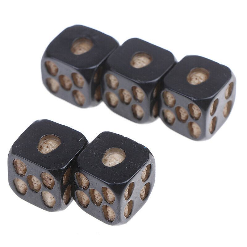 New Black Color 5 Pcs Set Creative Game Cube Dice, Role Playing D ME
