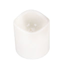 3pc LED Flameless Candles  Pillar 12 Color Changing w/ Remote Glow Wedding G_