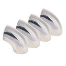 4Pcs Car Stainless Steel 2.5inch 90Degree Mandrel Elbow Exhaust Pipe