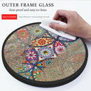 Mandala Pendant Coffee Tassel DIY Diamond Painting Special Shape Home Mural