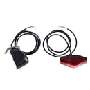 Electric Bike Light Set Scooter Horn Headlight and Rear Light Input 12V 24V