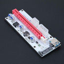 60cm 008S PCI-E Pcie 1X 16X USB 3.0 Riser Adapter Card Cable Wire for BTC M A