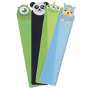 Straight Ruler School Supplies Animal Plastic Bendable Ruler Measuring Ruler BX